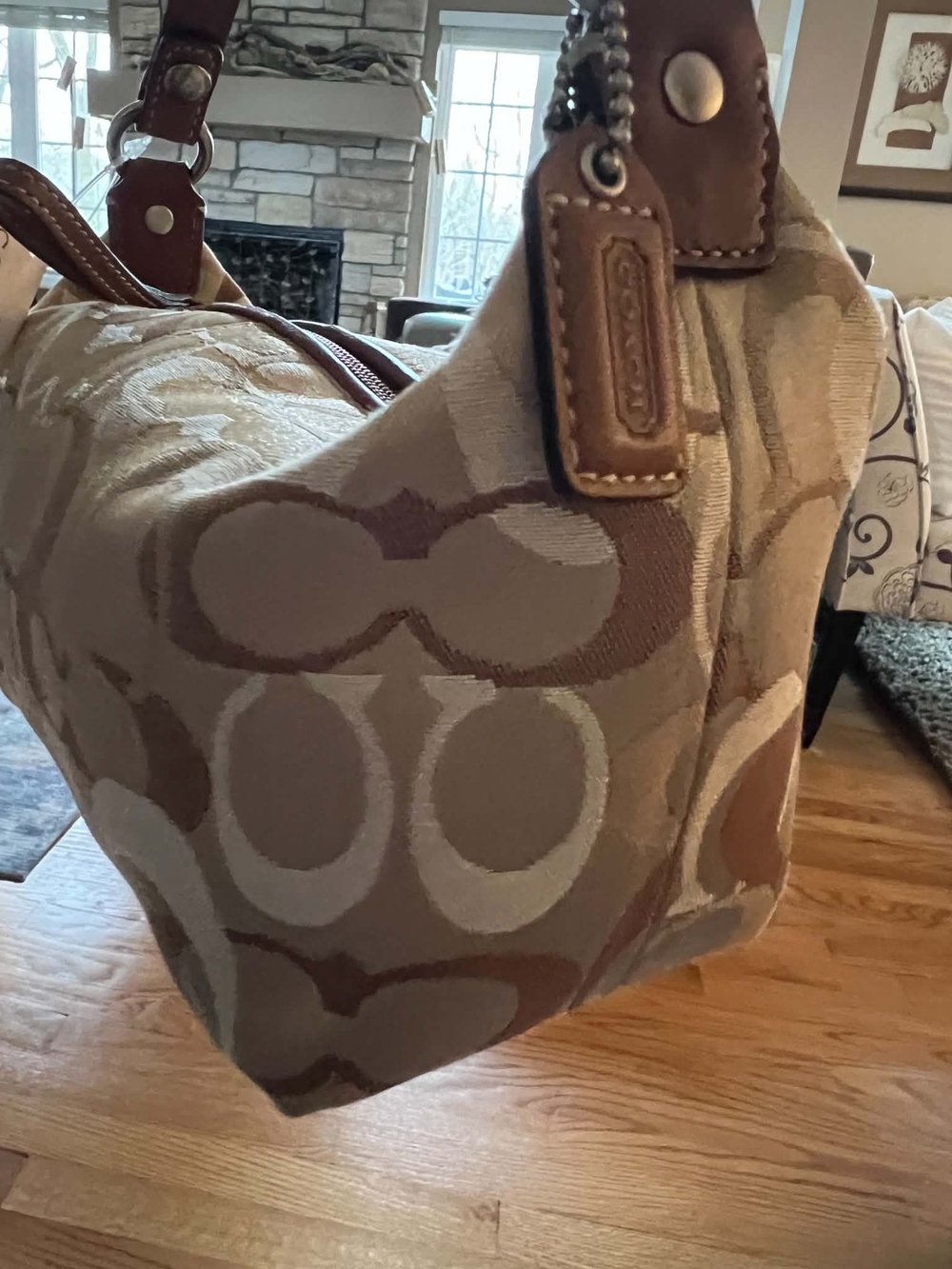 COACH Signature Mini Tote - Picture 5 of 8